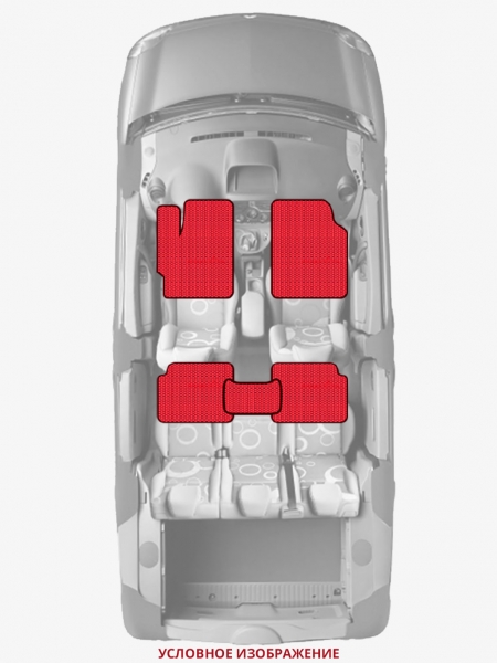 ЭВА коврики «Queen Lux» стандарт для Honda Odyssey (1G)